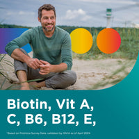 Thumbnail for Centrum Men's Multivitamin Gummies, Immune, Energy, Healthy Appearance Support, 100 Count, 50 Day Supply