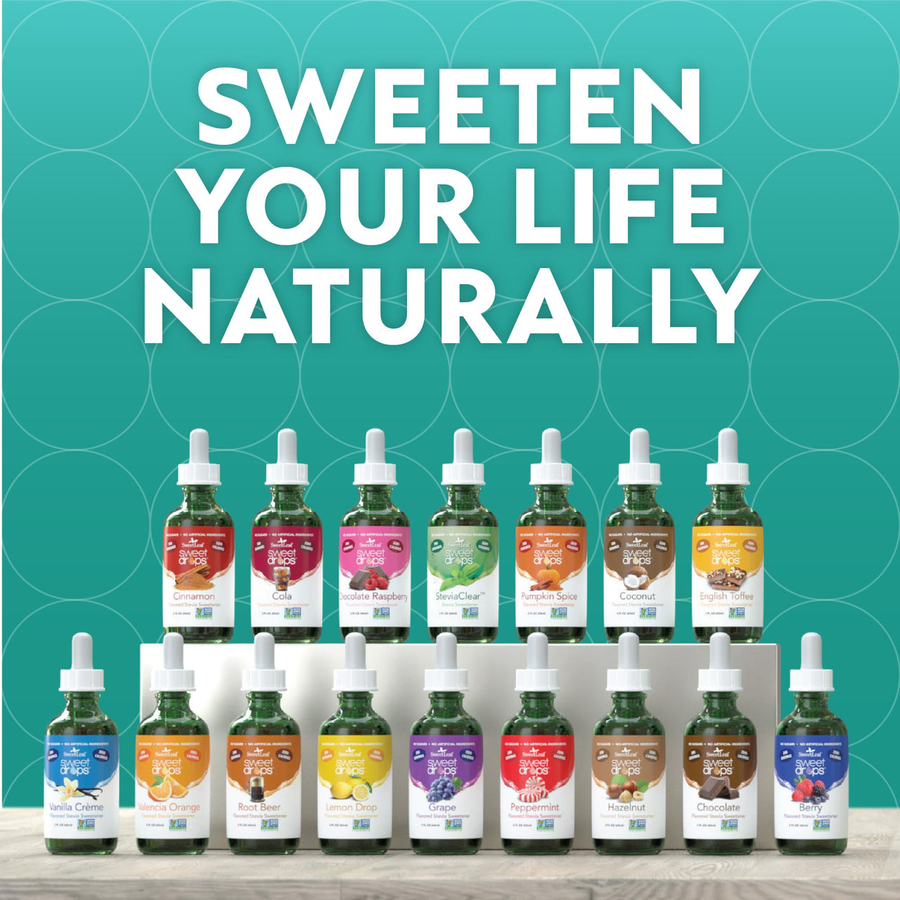 SweetLeaf Sweet Drops - Flavored Stevia Liquid Sweetener, Organic Stevia Extract, Zero Calories, Gluten Free, Keto Friendly, Non GMO, Natural Flavor - Valencia Orange, 2 Fl Oz (Pack of 1)