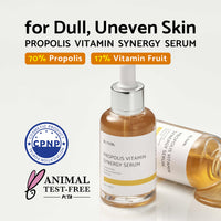 Thumbnail for iUNIK Propolis Vitamin Synergy Serum & Tea Tree Relief Serum - Enhances Skin Clarity Reduces Redness Irritation Gentle Soothing Nourishing Moisturizing Face Ampoule Essence Korean Skincare