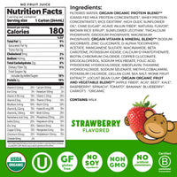 Thumbnail for Orgain Organic Kids Nutritional Protein Shake, Strawberry, Healthy Kids Snacks, 8g Dairy Protein, 3g of Fiber, 22 Vitamins & Minerals, No Soy ingredients, Gluten Free, Non-GMO, 8.25 Fl Oz (Pack of 12)