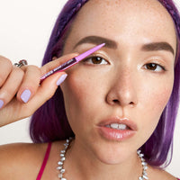 Thumbnail for Kosas Brow Pop Nano - Ultra-Fine 1mm Brow Pencil Precision Tip - Natural-Looking Eyebrows with Finest Hairlike Stroke - All Day Wear, Hypoallergenic, Safe for Sensitive Skin - Dark Brown
