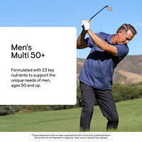 Thumbnail for THORNE - Men's Multi 50+ - Comprehensive Daily Multi with Vitamins A, B6, B12, C, D, E, Zinc & More - Support Heart, Brain, Prostate, Muscle & Immune Health* - Third-Party Certified - 180 Capsules