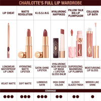 Thumbnail for Charlotte Tilbury K.I.S.S.I.N.G Lipstick - Moisturizing & Hydrating Lipstick with Light-Diffusing Pigments for a Luminous Finish & Fuller-Looking Lips - Bitch Perfect