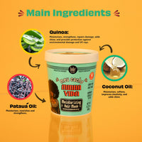 Thumbnail for Lola From Rio - Meu Cacho Minha Vida - Moisturizing Hair Mask for Dry, Damaged Curly Hair, Restores, Repairs Hydrates, Moisturizes, Deep Conditioning Treatment 15.87 Fl Oz
