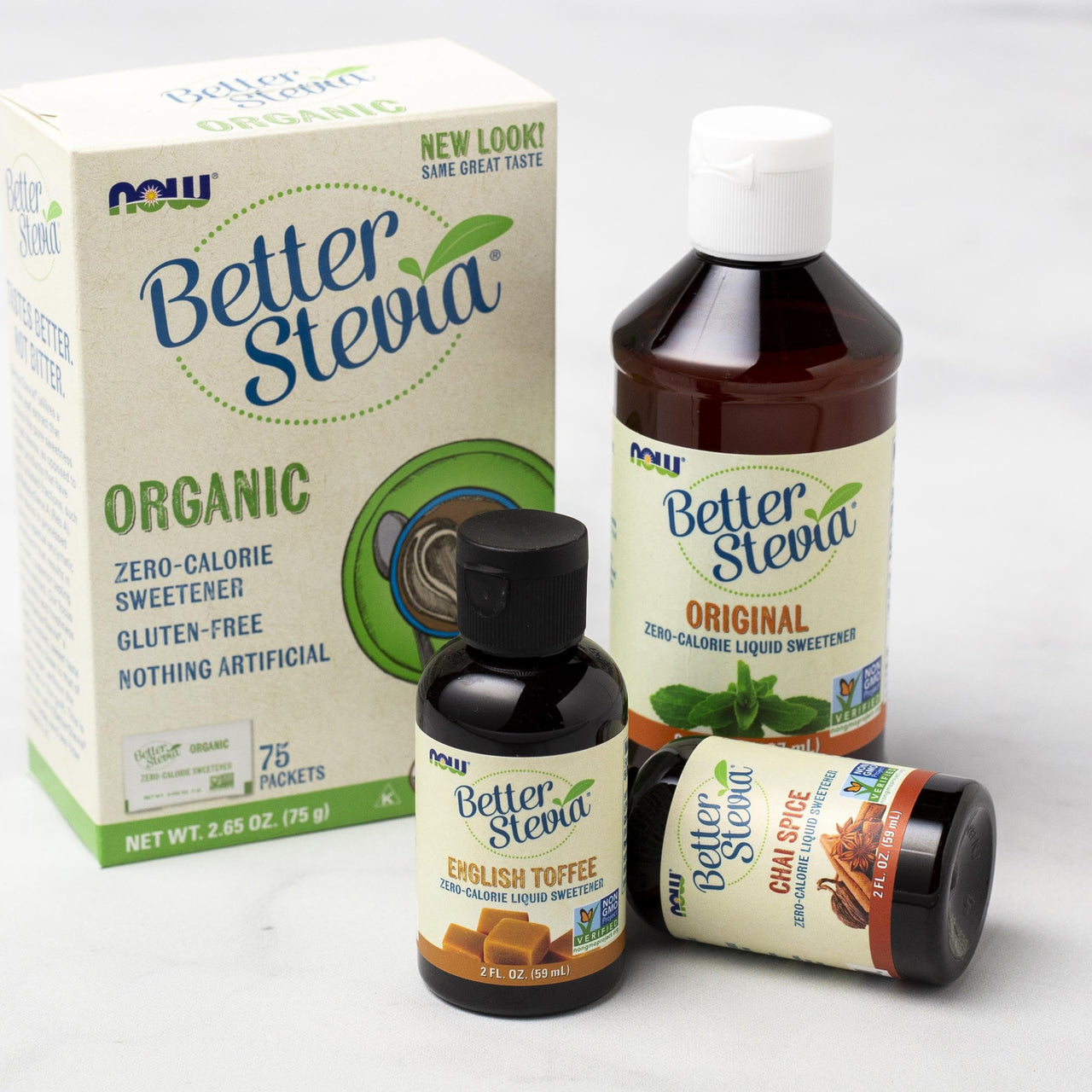 NOW Foods, Better Stevia, Liquid Zero-Calorie Sweetener, English Toffee, Low Glycemic Impact, Kosher, 2-Ounce