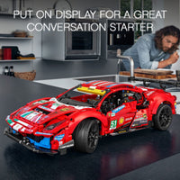 Thumbnail for LEGO Technic Ferrari 488 GTE “AF Corse #51” 42125 - Champion GT Series Sports Race Car, Exclusive Collectible Model Kit, Collectors Set for Adults to Build