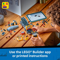 Thumbnail for LEGO City Cement Mixer Truck Building Toy for Boys & Girls, Ages 7+ - Pretend Play Construction Toy W/Rotating Drum & 3 Worker Minifigures - Gift Idea for Birthdays - 60478
