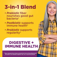 Thumbnail for Nature Made Triple-Action Biotics, Gut and Immune Health Support, Digestive Probiotics for Women and Men, Prebiotic Fiber Gummies, 48 Gummies, 24 Day Supply