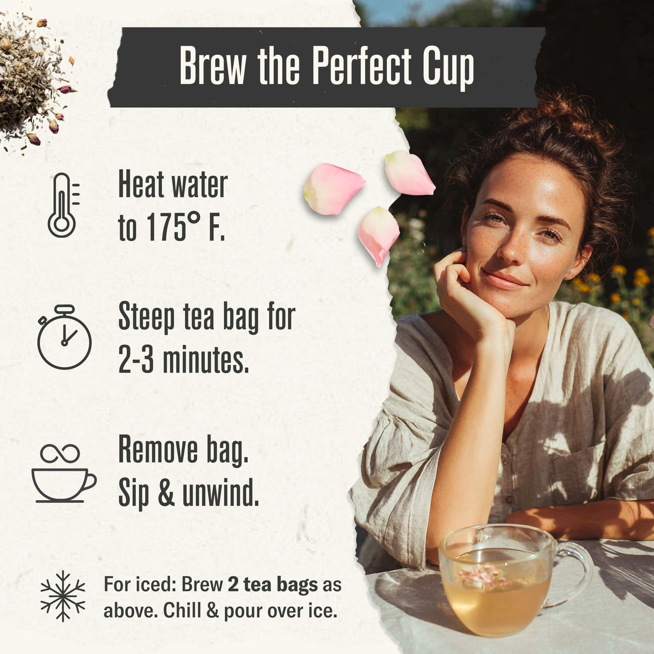 Numi Organic White Rose Tea, 16 Tea Bags, White Tea & Fragrant Rosebuds, Low Caffeine