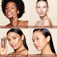 Thumbnail for L'Oreal Paris Makeup True Match Lumi Glotion, Natural Glow Enhancer, Illuminator Highlighter, Bronzing Drops For a Sun-Kissed Glow, 905 Rich