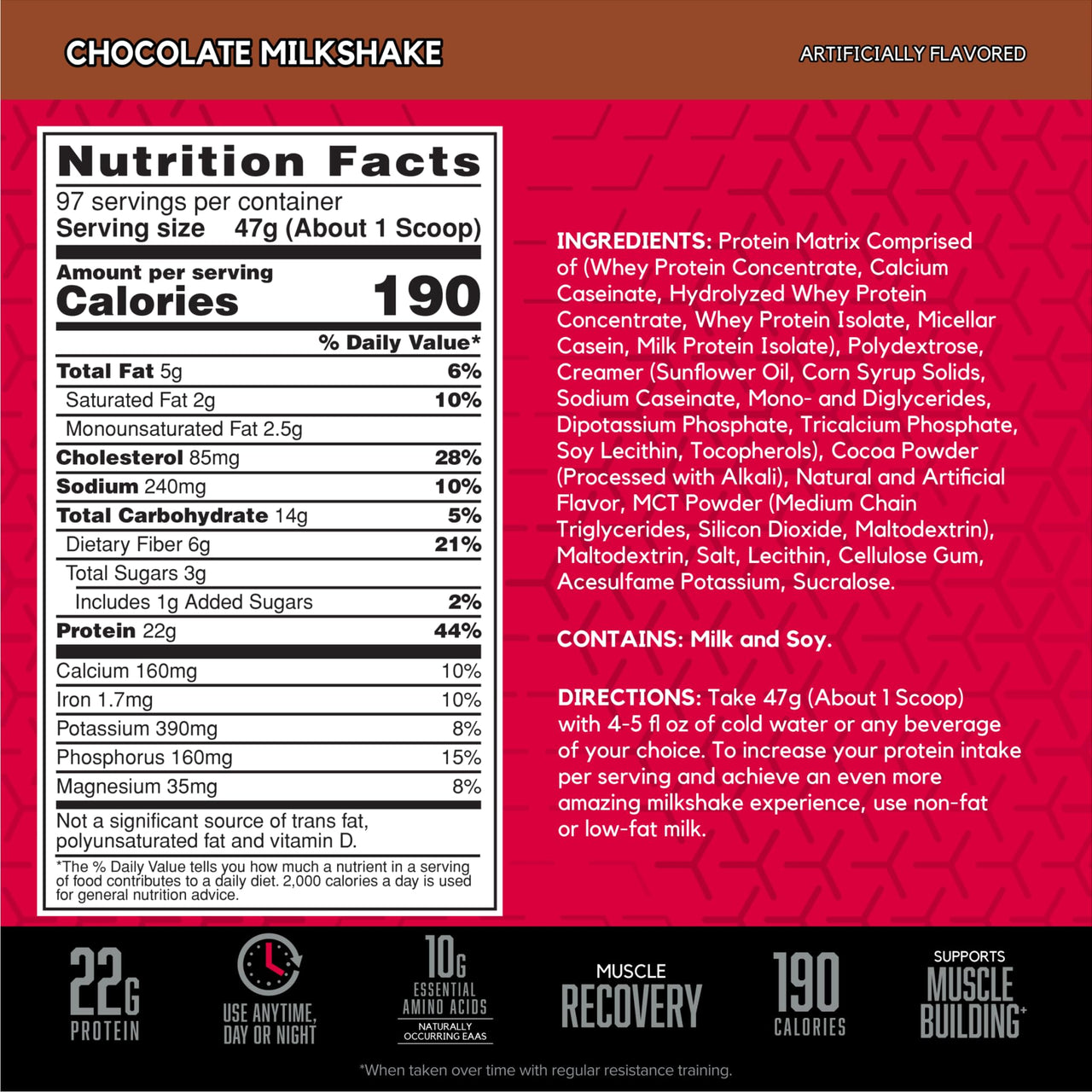BSN SYNTHA-6 Whey Protein Powder with Micellar Casein, Chocolate Milk Protein Isolate Powder, Chocolate Milkshake, 97 Servings (Package May Vary)