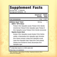 Thumbnail for Nature's Secret Gluten & Dairy Digestive Aid - 50 Capsules - Helps Break Down Wheat Protein & Milk Lactose - 25 Servings