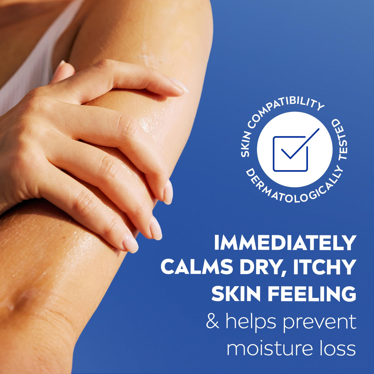 NIVEA Intense Healing Body Lotion for Very Dry, Itchy Skin with Glycerin, Provitamin B5 and Niacinamide, 72-Hour Body Moisturizer, 16.9 Fl Oz Pump Bottle