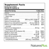 Thumbnail for NaturesPlus Source of Life No Iron - 180 Mini-Tabs - Multivitamin & Mineral Supplement - Supports Natural Energy & Overall Well-Being - Gluten Free, Vegetarian - 30 Servings