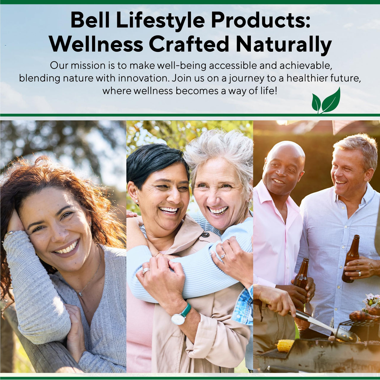 Bell Lifestyle Calming Stress Relief Herbal Blend with 5-HTP & GABA for Stress Support and Relaxation, 60 Veggie Capsules