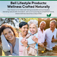Thumbnail for Bell Lifestyle Calming Stress Relief Herbal Blend with 5-HTP & GABA for Stress Support and Relaxation, 60 Veggie Capsules