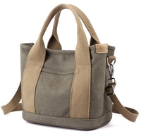 Thumbnail for Small Tote Bag Washed Denim Tote Bag for Women Canvas Shoulder Bag Crossbody Satchel Hobo Bag Messenger Bag 2025