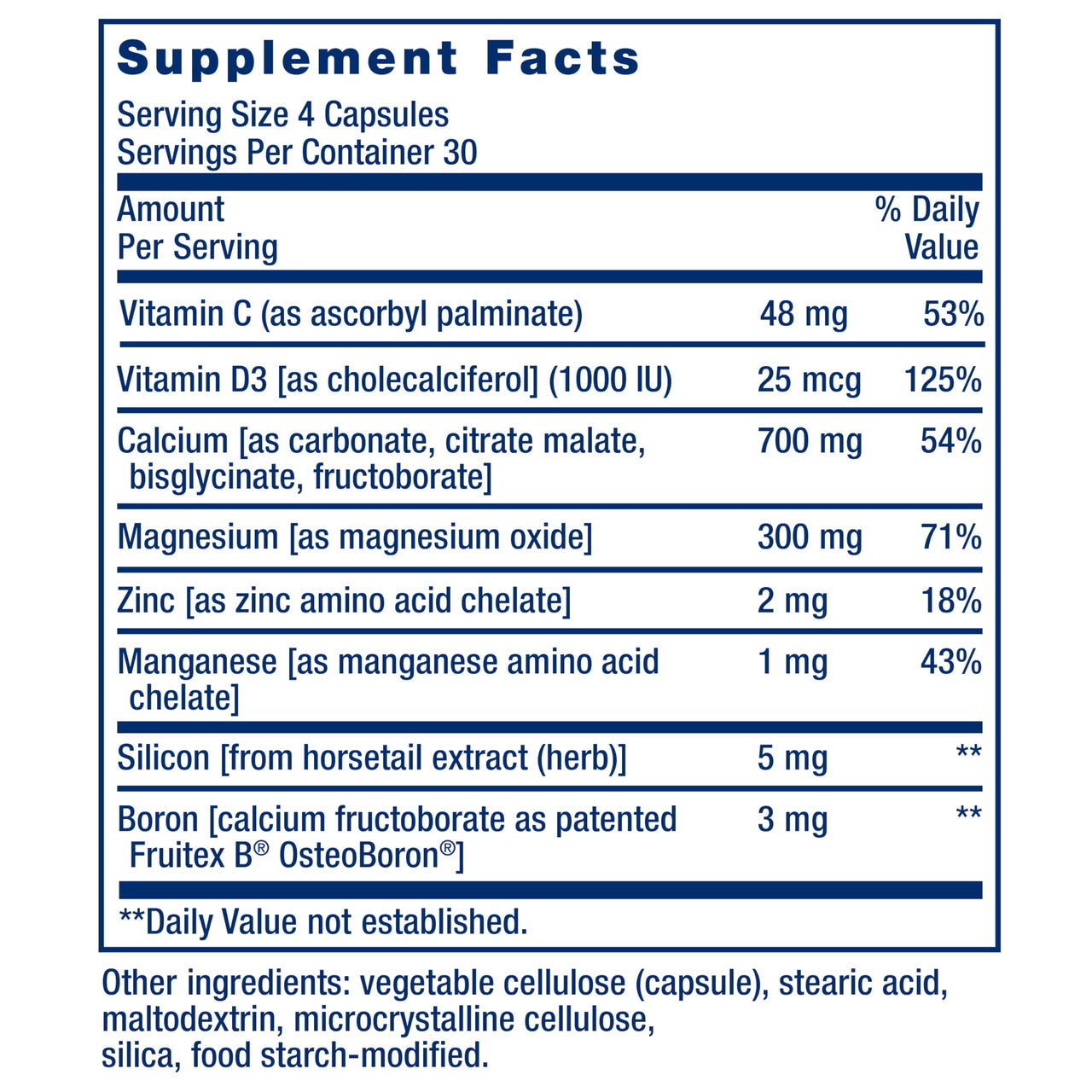 Life Extension Bone Restore Calcium Supplement, Vitamin D3, Magnesium, Boron, zinc, Manganese, Silicon, Helps Maintain Healthy Bone Density, Gluten-Free, Non-GMO, 120 Capsules