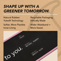 Thumbnail for Sports Research Sweet Sweat Waist Trimmer 'Eco Series' - Premium Waist Trainer Ab Belt with Yulex Technology - Eco Friendly · Adjustable Fit · Neoprene Free - Medium Pink