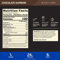Thumbnail for Optimum Nutrition Gold Standard 100% Micellar Casein Protein Powder & Gold Standard 100% Whey Protein Powder, Extreme Milk Chocolate, 5 Pound (Packaging May Vary)