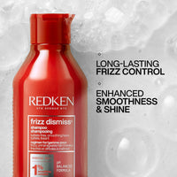 Thumbnail for Redken Frizz Dismiss Shampoo | Sulfate Free Shampoo For Frizzy Hair | Gently Cleanses, Smooths, and Adds Shine | Weightless Long-Lasting Frizz Control | Humidity Protection | Anti Frizz