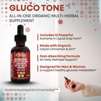 Thumbnail for Clean Nutra Berberine with Ceylon Cinnamon Supplement Liquid Drops + Bitter Melon Extract, Glucomannan, Gymnema, Chromium, Turmeric, Organic Panax Ginseng, Moringa GLP-1 Support