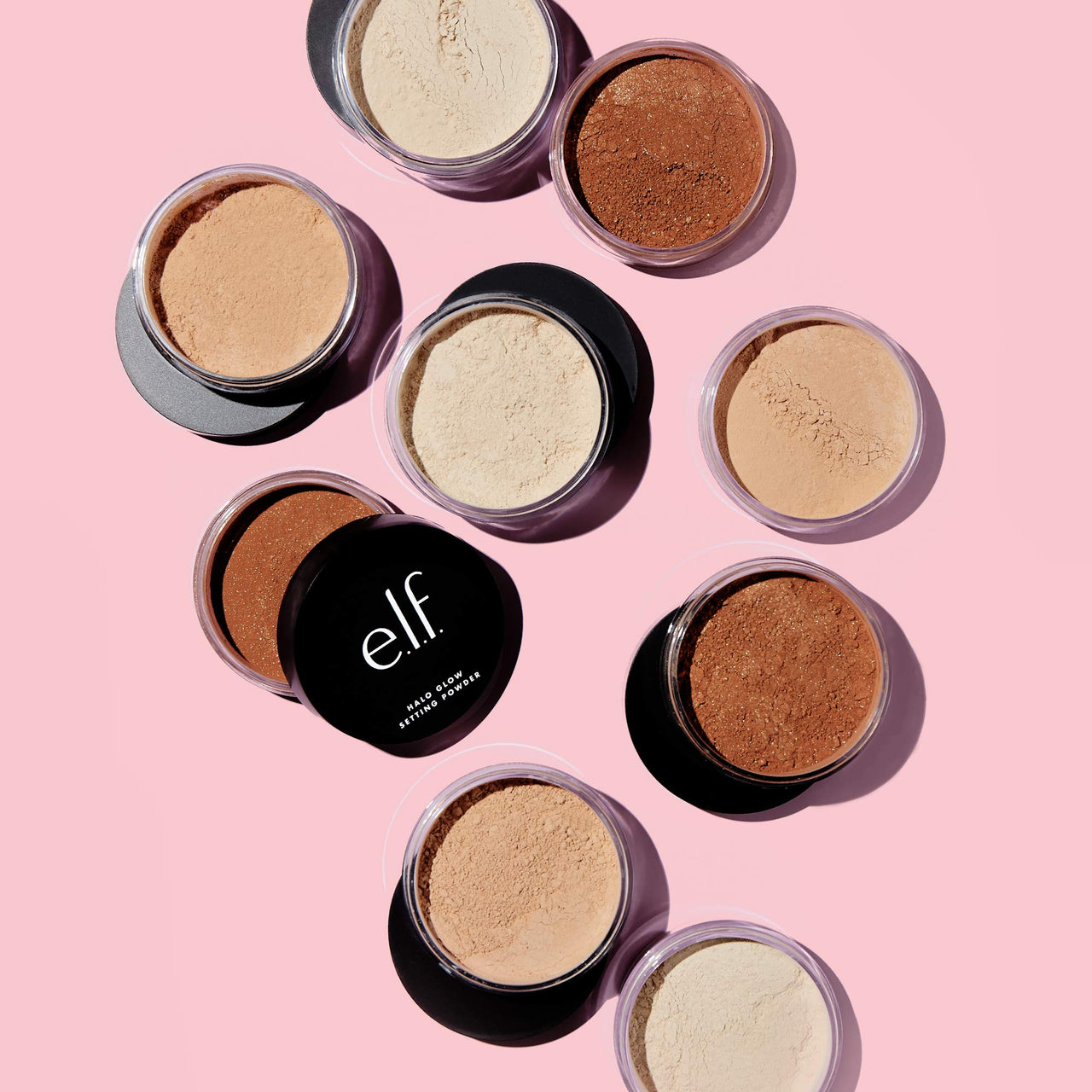 e.l.f. Halo Glow Soft Focus Setting Powder, Silky & Creates Soft Glow Without Shine, Smooths Pores & Lines, Vegan & Cruelty-Free, Deep