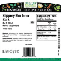 Thumbnail for Frontier Co-op Bulk Slippery Elm Inner Bark Cut and Sifted, 1 Pound
