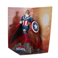 Thumbnail for McFarlane Toys - Marvel Captain America 1:10th Scale Collectible with Scene (All-New Captain America #1)
