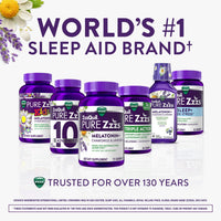 Thumbnail for ZzzQuil Pure Zzzs Advanced Melatonin Gummies, Melatonin 10mg, Sleep Aid, with Chamomile & Lavender, Melatonin Sleep Gummies, Sleep Aids for Adults, Berry Flavored, 100 Sleep Gummies