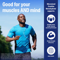 Thumbnail for Orgain Creatine Monohydrate Micronized Powder, 100 Servings, Unflavored, Supports Muscle Growth, Post Workout Recovery and Brain Health, No Artificial Additives, for Men & Women, Vegan