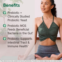Thumbnail for Jarrow Formulas Saccharomyces Boulardii + MOS Probiotics for Digestive Health and Intestinal Tract Support - 5 Billion CFU Per Serving - 180 Delayed Release Caps - Probiotic + Prebiotic - 180 Servings