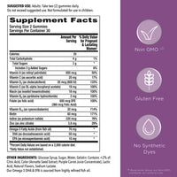 Thumbnail for Centrum Prenatal Multivitamin Gummies with DHA and Folic Acid, Mixed Berry and Orange Flavors - 60 Count, 30 Day Supply