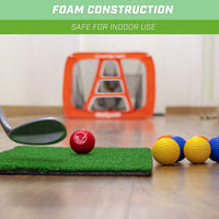 Thumbnail for GoSports Foam Golf Practice Balls - 16 Pack Realistic Feel and Limited Flight Use Indoors or Outdoors