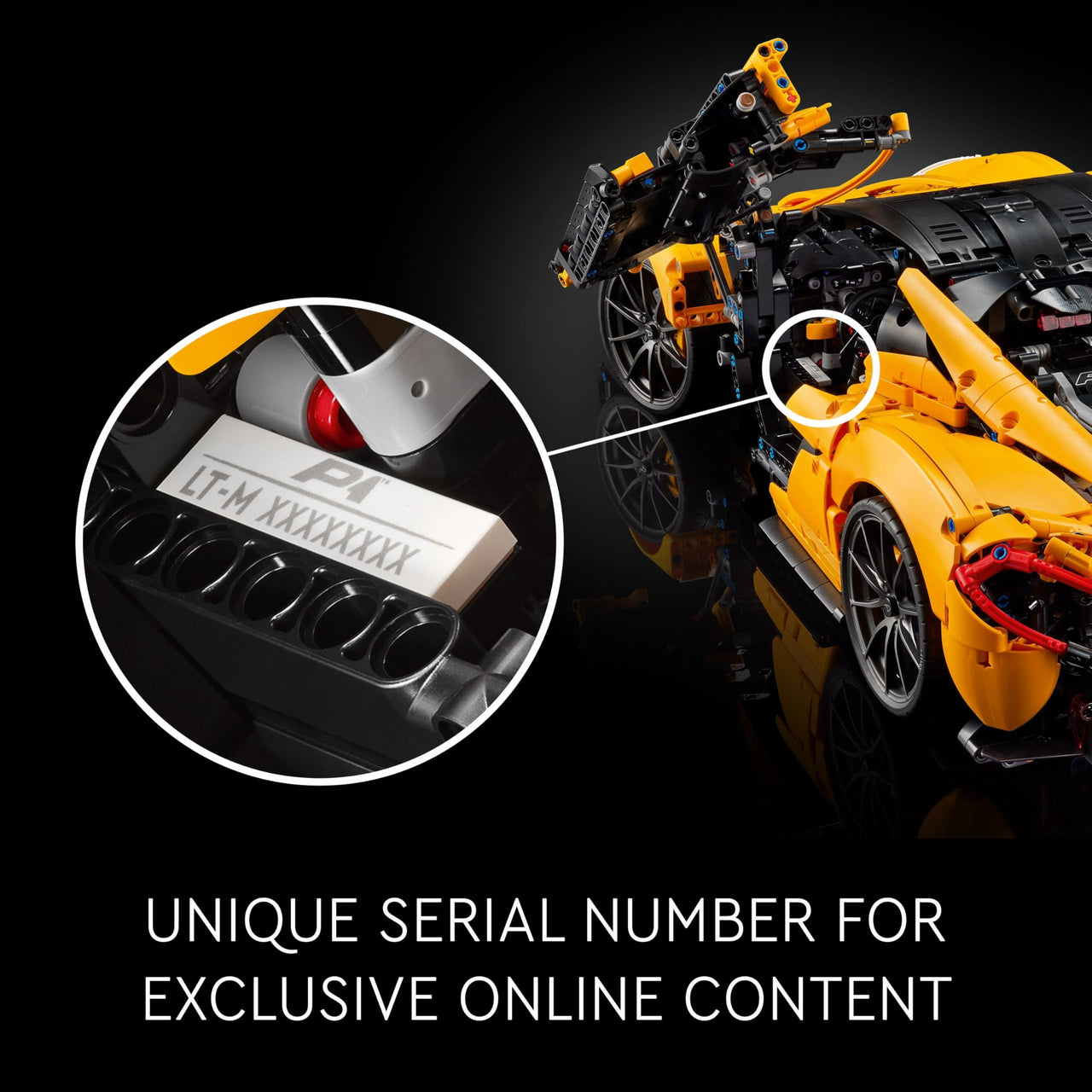 Lego Technic McLaren P1 Scale Model Car for Adults, Racing Hypercar, Model Kit, for Men, Women, Parents and Husbands, Home Decor 42172