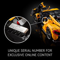 Thumbnail for Lego Technic McLaren P1 Scale Model Car for Adults, Racing Hypercar, Model Kit, for Men, Women, Parents and Husbands, Home Decor 42172