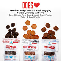 Thumbnail for Farmland Traditions Dogs Love Chicken Jerky Dog Treats, Premium Two-Ingredient Dog Jerky with USA-Raised, Human-Grade Chicken & No Antibiotics Ever, 1 Pound (Pack of 1) Bag