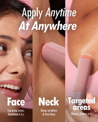 Thumbnail for KAHI Wrinkle Bounce Multi Balm - REFILLABLE EDITION | All-in-One Hydrating Lip Balm Eye Cream Neck Cream Make Up Base & Face Mist Moisture Balm Stick | Daily Face Moisturizer Stick (0.32 oz)