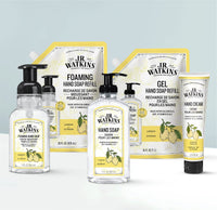 Thumbnail for J.R. Watkins Foaming Hand Soap with Pump Dispenser, Moisturizing Foam Hand Wash, Alcohol-Free, Cruelty-Free, Citron, 9 fl oz, 3 Pack