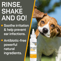 Thumbnail for Absorbine Silver Honey Rapid Ear Care Vet Strength Ear Rinse, 4oz, Manuka Honey & MicroSilver BG, Safe for Dogs & Cats