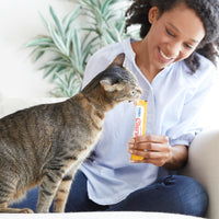 Thumbnail for INABA Churu Cat Treats, Grain-Free, Lickable, Squeezable Creamy Purée Cat Treat/Topper with Vitamin E & Taurine, 0.5 Ounces Each Tube, 50 Tubes, Tuna & Chicken Variety