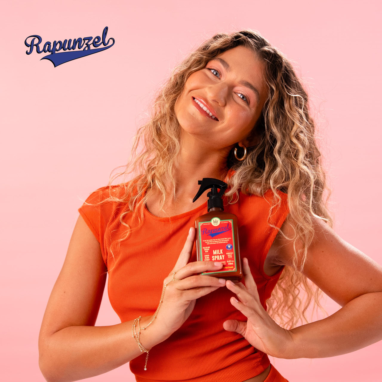 Lola From Rio – Rapunzel Milk Spray for Women – Hydrating Leave-In Conditioner & Detangler – Lightweight Moisturizing Hair Treatment for Dry, Damaged Hair – 8.45 fl oz