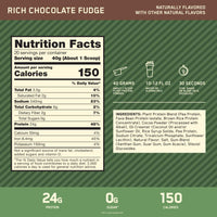 Thumbnail for Optimum Nutrition Gold Standard 100% Plant Based Protein Powder, Gluten Free, Vegan Protein for Muscle Support and Recovery with Amino Acids - Rich Chocolate Fudge, 20 Servings (Packaging May Vary)