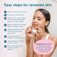 Thumbnail for Frownies Facial Patches for Wrinkles on the Corner of Eyes & Mouth - Hypoallergenic Anti-Wrinkle Face Tape - Wrinkle Patch to Smooth & Soften Crow’s Feet & Smile Lines - For Overnight Use, 144 Patches