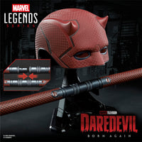 Thumbnail for Marvel Legends Series Daredevil: Born Again Premium Roleplay Mask and Billy Club, Collectibles for Adults