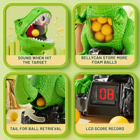 Thumbnail for NIPLOOOW Dinosaur Shooting Toys for Kids 3-5 Years, Movable Target Shooting Games with 2 Air Pump Launcher, Interactive Competition Game Gift for Boys and Girls Ages 3 4 5 6 7 8 Years Old