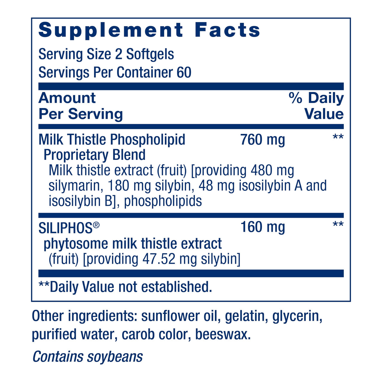 Life Extension Advanced Milk Thistle, Liver Health Supplement, Liver Detox, Cell Division, silymarin, silybin, bioavailable, Gluten Free, Non-GMO, 120 softgels