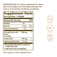 Thumbnail for Solgar Evening Primrose Oil 1300 mg, 60 Softgels - Promotes Healthy Skin - Nutritional Support for Women - Non-GMO, Gluten Free, Dairy Free - 60 Servings