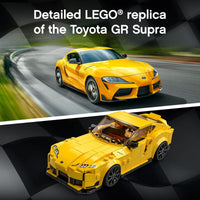 Thumbnail for LEGO Speed Champions Toyota GR Supra 76901 Collectible Sports Car Toy Building Set with Racing Driver Minifigure