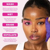 Thumbnail for The Original MakeUp Eraser PRO, Effortlessly Remove All Makeup Using Only Water, Including Waterproof Mascara, Eyeliner, Foundation, Lipstick, Sunscreen,and More! Queen Purple, 1 ct.